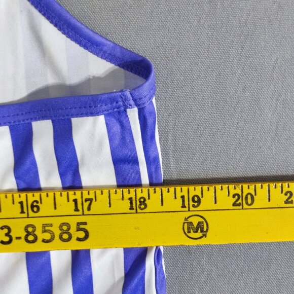 RBX athletic wear tank top women's size XL purple white pink stripes pattern - Picture 9 of 11